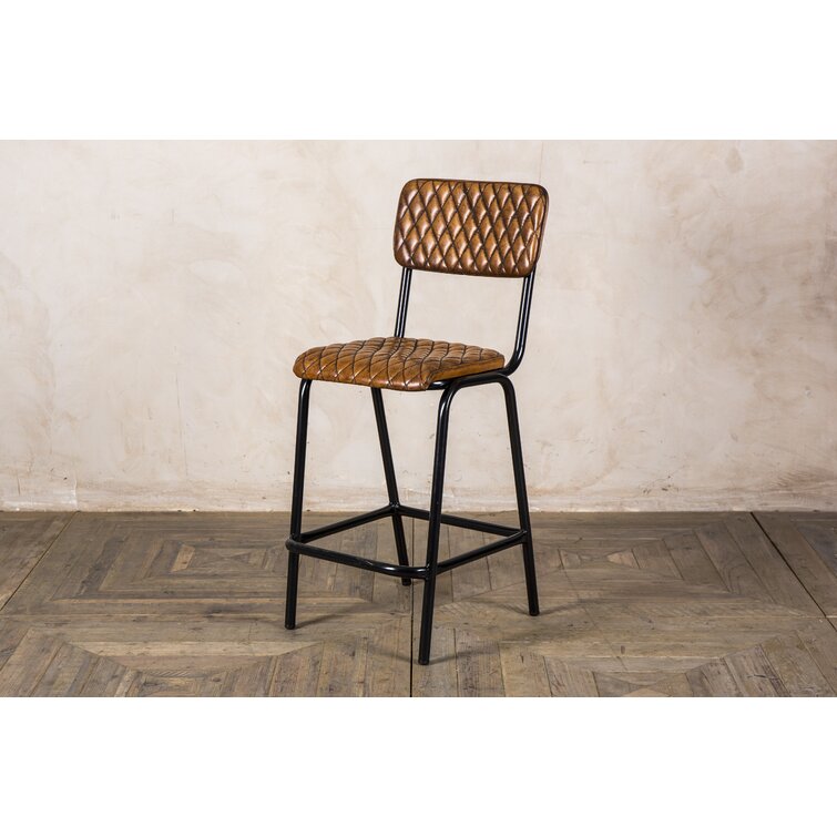 Wayfair brown deals leather bar stools